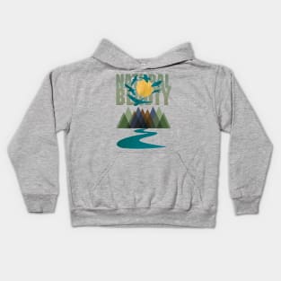 Natural Beauty - Mountain Landscape Kids Hoodie